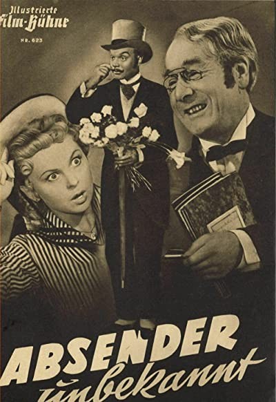 Absender Unbekannt (1950) afişi Absender Unbekannt (1950) afişi