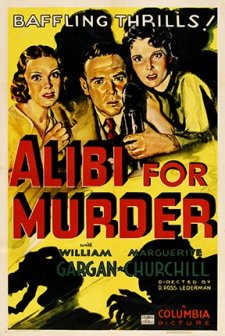 Alibi For Murder (1936) afişi