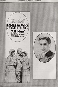 All Man (1916) afişi