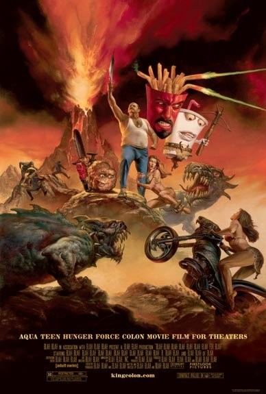 Aqua Teen Hunger Force Colon Movie Film For Theaters (2007) afişi Aqua Teen Hunger Force Colon Movie Film For Theaters (2007) afişi