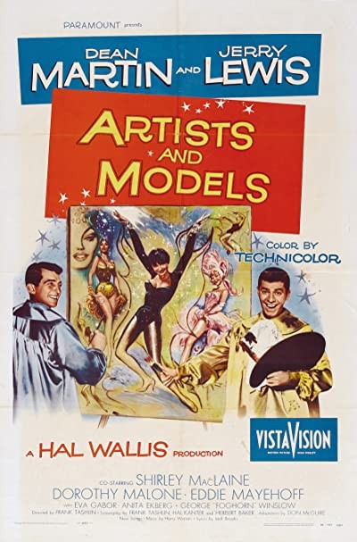 Artistler ve Modeller (1955) afişi Artistler ve Modeller (1955) afişi