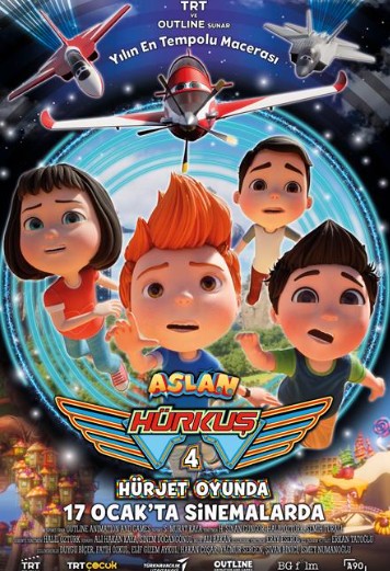 Aslan Hürkuş 4: Hürjet Oyunda (2024) afişi Aslan Hürkuş 4: Hürjet Oyunda (2024) afişi