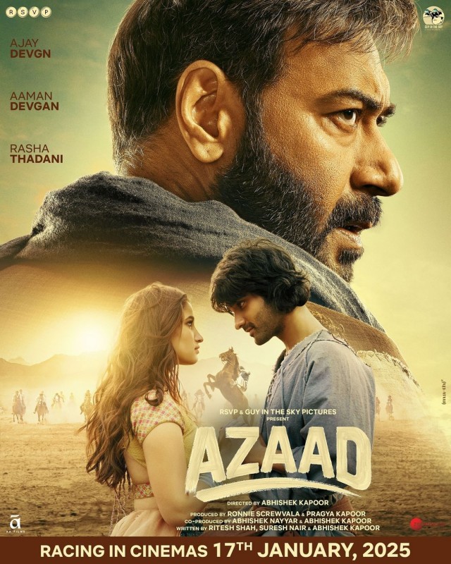 Azaad (2025) afişi Azaad (2025) afişi