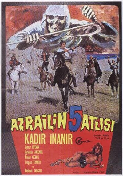 Azrailin Beş Atlısı (1971) afişi Azrailin Beş Atlısı (1971) afişi