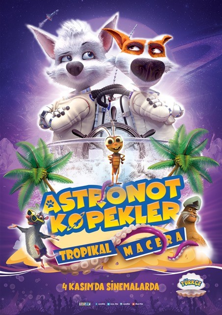 Astronot Köpekler: Tropikal Macera (2020) afişi Astronot Köpekler: Tropikal Macera (2020) afişi