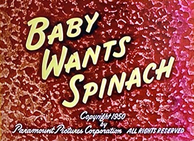 Baby Wants Spinach (1950) afişi Baby Wants Spinach (1950) afişi