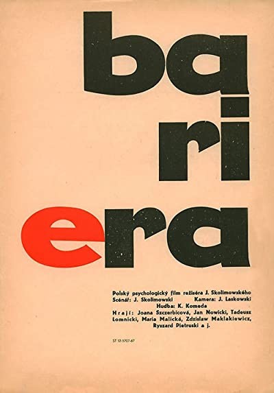 Bariera (1966) afişi Bariera (1966) afişi