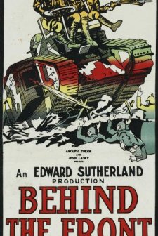Behind The Front (1926) afişi