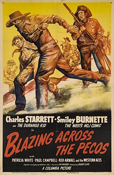 Blazing Across The Pecos (1948) afişi Blazing Across The Pecos (1948) afişi
