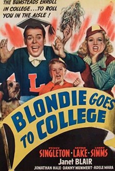 Blondie Goes To College (1942) afişi