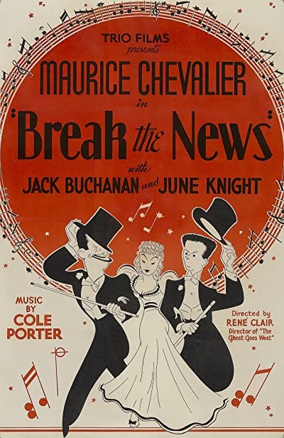 Break The News (1938) afişi Break The News (1938) afişi