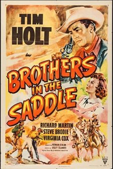 Brothers In The Saddle (1949) afişi