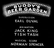 Buddy's Beer Garden (1933) afişi