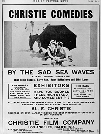 By the Sad Sea Waves (1916) afişi By the Sad Sea Waves (1916) afişi