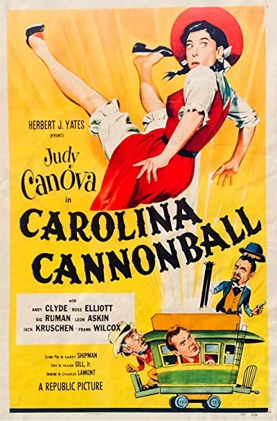 Carolina Cannonball (1955) afişi Carolina Cannonball (1955) afişi