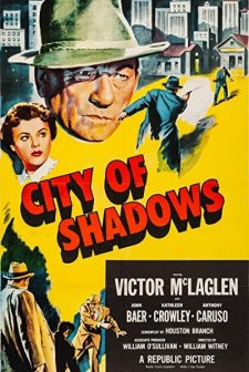 City Of Shadows (1955) afişi