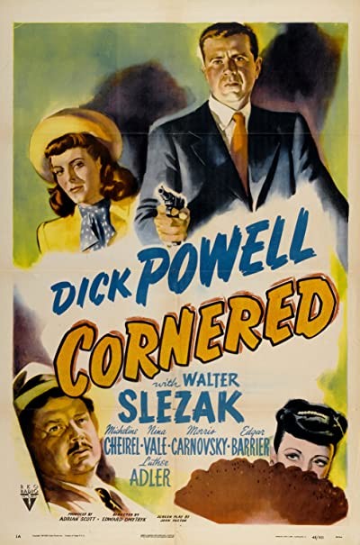 Cornered (1945) afişi Cornered (1945) afişi