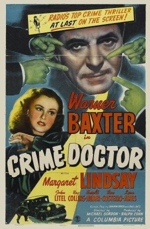 Crime Doctor (1943) afişi Crime Doctor (1943) afişi