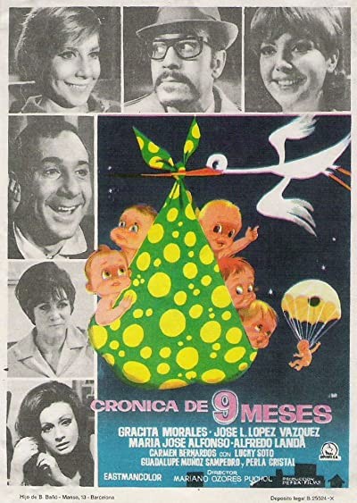 Crónica De Nueve Meses (1967) afişi Crónica De Nueve Meses (1967) afişi