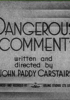 Dangerous Comment (1940) afişi