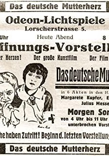 Das Deutsche Mutterherz (1926) afişi