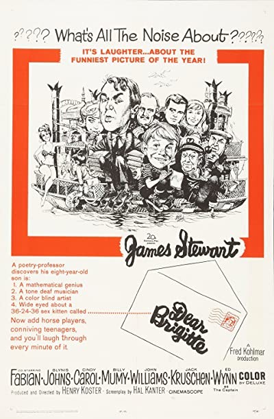 Dear Brigitte (1965) afişi Dear Brigitte (1965) afişi