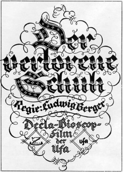 Der Verlorene Schuh (1923) afişi Der Verlorene Schuh (1923) afişi