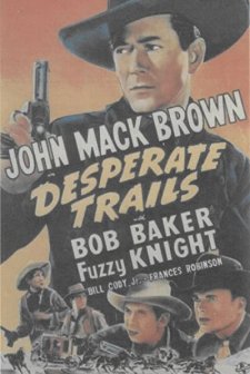 Desperate Trails (1939) afişi