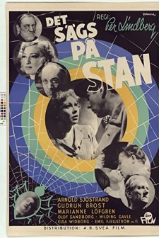 Det Sägs På Stan (1941) afişi