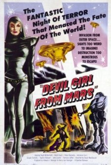 Devil Girl from Mars (1954) afişi