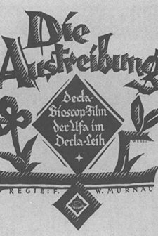 Die Austreibung (1923) afişi