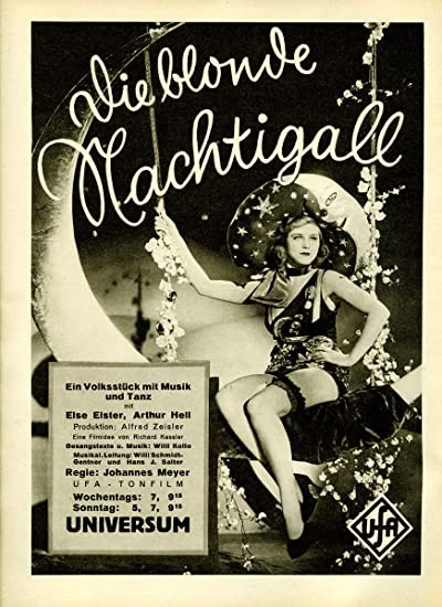 Die Blonde Nachtigall (1930) afişi Die Blonde Nachtigall (1930) afişi