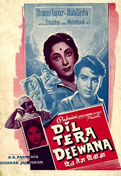 Dil Tera Diwana (1962) afişi Dil Tera Diwana (1962) afişi