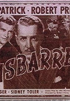 Disbarred (1939) afişi
