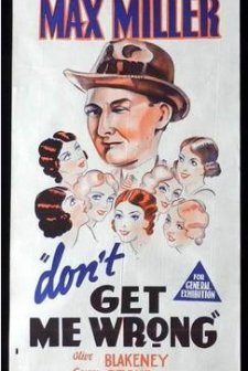 Don't Get Me Wrong (1937) afişi