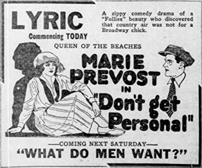 Don't Get Personal (1922) afişi Don't Get Personal (1922) afişi