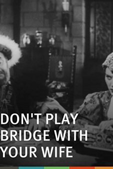 Don't Play Bridge With Your Wife (1933) afişi