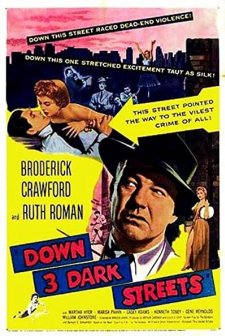 Down Three Dark Streets (1954) afişi