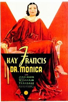 Dr. Monica (1934) afişi