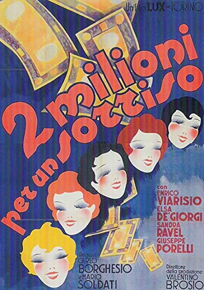 Due Milioni Per Un Sorriso (1939) afişi Due Milioni Per Un Sorriso (1939) afişi