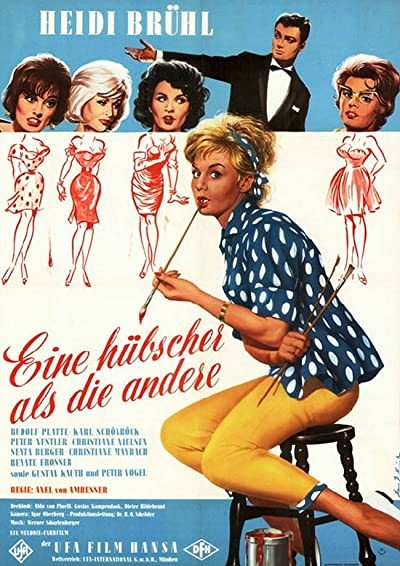 Eine Hübscher Als Die Andere (1961) afişi Eine Hübscher Als Die Andere (1961) afişi