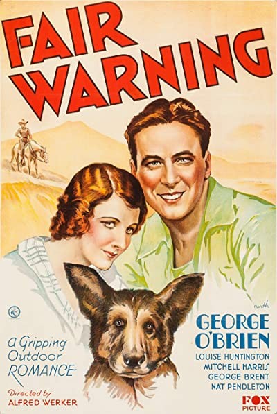 Fair Warning (1931) afişi Fair Warning (1931) afişi