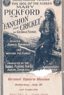 Fanchon, The Cricket (1915) afişi