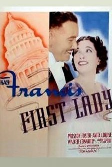 First Lady (1937) afişi