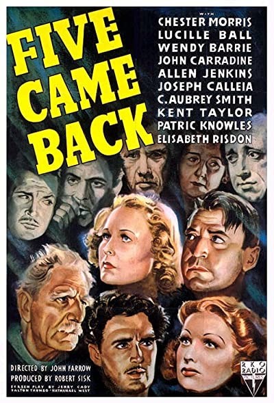 Five Came Back (1939) afişi Five Came Back (1939) afişi