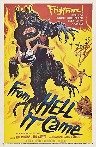 From Hell It Came (1957) afişi From Hell It Came (1957) afişi