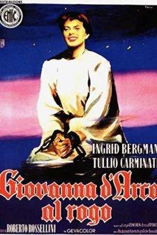 Giovanna D'arco Al Rogo (1954) afişi