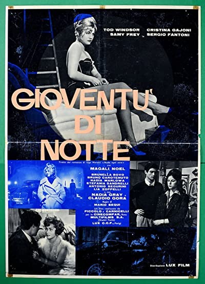 Gioventù Di Notte (1961) afişi Gioventù Di Notte (1961) afişi