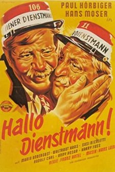 Hallo Dienstmann (1952) afişi