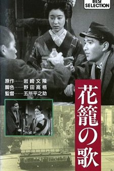 Hana-kago No Uta (1937) afişi